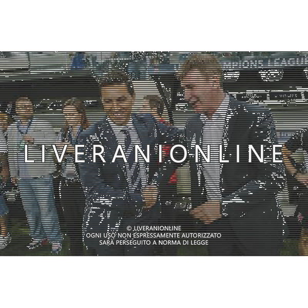 23.08.2016 WARSZAWA, LAZIENKOWSKA 3 PILKA NOZNA (FOOTBALL), LIGA MISTRZOW UEFA - 4 RUNDA ELIMINACJI, MECZ REWANZOWY ( UEFA CHAMPIONS LEAGUE - 4TH QUALIFICATION ROUND, SECOND GAME) MECZ (GAME) LEGIA WARSZAWA - DUNDALK FC NZ. BESNIK HASI, STEPHEN KENNY FOTO RADOSLAW JOZWIAK / CYFRASPORT / NEWSPIX.PL --- Newspix.pl AG ALDO LIVERANI SAS ONLY ITALY *** Local Caption *** www.newspix.pl mail us: info@newspix.pl call us: 0048 022 23 22 222 --- Polish Picture Agency by Ringier Axel Springer Poland