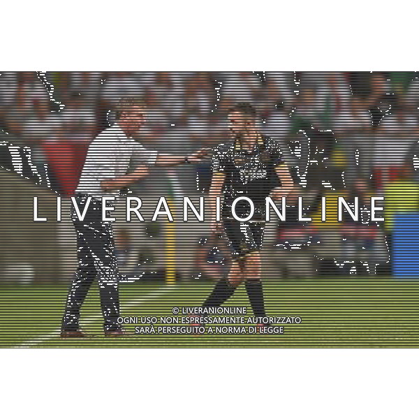 2016.08.23 Warszawa Pilka nozna Liga Mistrzow sezon 2016/2017 IV Runda Kwalifikacji Legia Warszawa - Dundalk FC N/z Stephen Kenny, Robbie Benson Foto Lukasz Laskowski / PressFocus 2016.08.23 Warszawa Football UEFA Champions League season 2016/2017 Play-offs second leg Legia Warszawa - Dundalk FC Stephen Kenny, Robbie Benson Credit: Lukasz Laskowski / PressFocus / NEWSPIX.PL --- Newspix.pl AG ALDO LIVERANI SAS ONLY ITALY *** Local Caption *** www.newspix.pl mail us: info@newspix.pl call us: 0048 022 23 22 222 --- Polish Picture Agency by Ringier Axel Springer Poland