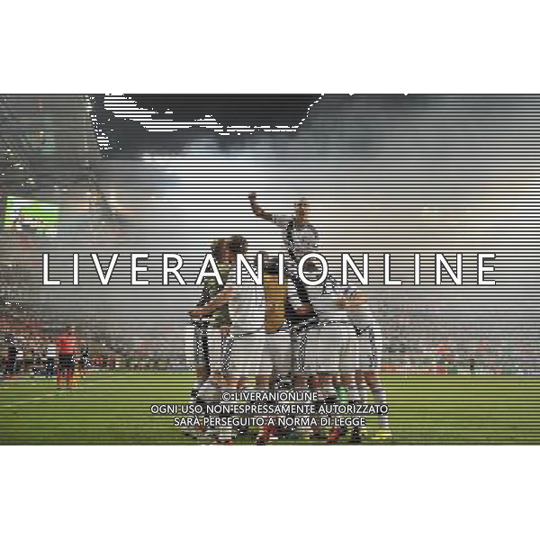2016.08.23 Warszawa Pilka nozna Liga Mistrzow sezon 2016/2017 IV Runda Kwalifikacji Legia Warszawa - Dundalk FC N/z Michal Kucharczyk gol, radosc, bramka, Besnik Hasi, Guliherme C Marques, Aleksandar Prijovic, Bartosz Bereszynski Foto Lukasz Laskowski / PressFocus 2016.08.23 Warszawa Football UEFA Champions League season 2016/2017 Play-offs second leg Legia Warszawa - Dundalk FC Michal Kucharczyk gol, radosc, bramka, Besnik Hasi, Guliherme C Marques, Aleksandar Prijovic, Bartosz Bereszynski Credit: Lukasz Laskowski / PressFocus / NEWSPIX.PL --- Newspix.pl AG ALDO LIVERANI SAS ONLY ITALY *** Local Caption *** www.newspix.pl mail us: info@newspix.pl call us: 0048 022 23 22 222 --- Polish Picture Agency by Ringier Axel Springer Poland