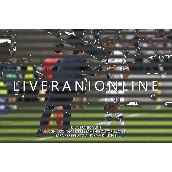 2016.8.23, Warszawa , UEFA Champions League , Legia Warsaw - Dundalk FC , Liga Mistrzow , Legia Warszawa - Dundalk FC n z Besnik Hasi (Legia), Vadis Odjidja (Legia) fot. Tomasz Jastrzebowski / Foto Olimpik / NEWSPIX.PL --- Newspix.pl AG ALDO LIVERANI SAS ONLY ITALY *** Local Caption *** www.newspix.pl mail us: info@newspix.pl call us: 0048 022 23 22 222 --- Polish Picture Agency by Ringier Axel Springer Poland