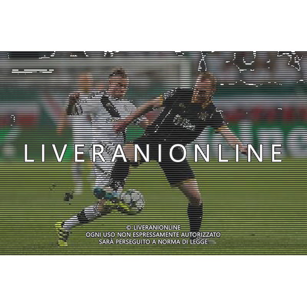 2016.8.23, Warszawa , UEFA Champions League , Legia Warsaw - Dundalk FC , Liga Mistrzow , Legia Warszawa - Dundalk FC n z Thibault Moulin (Legia), Chris Shields (Dundalk) fot. Tomasz Jastrzebowski / Foto Olimpik / NEWSPIX.PL --- Newspix.pl AG ALDO LIVERANI SAS ONLY ITALY *** Local Caption *** www.newspix.pl mail us: info@newspix.pl call us: 0048 022 23 22 222 --- Polish Picture Agency by Ringier Axel Springer Poland