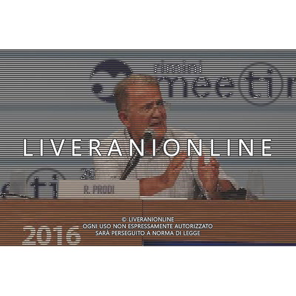 XXXVII edizione del Meeting per l\'amicizia fra i popoli 24/08/2016 nella foto: ROMANO PRODI foto di CLAUDIO ZAMAGNI/AGENZIA ALDO LIVERANI S.A.S