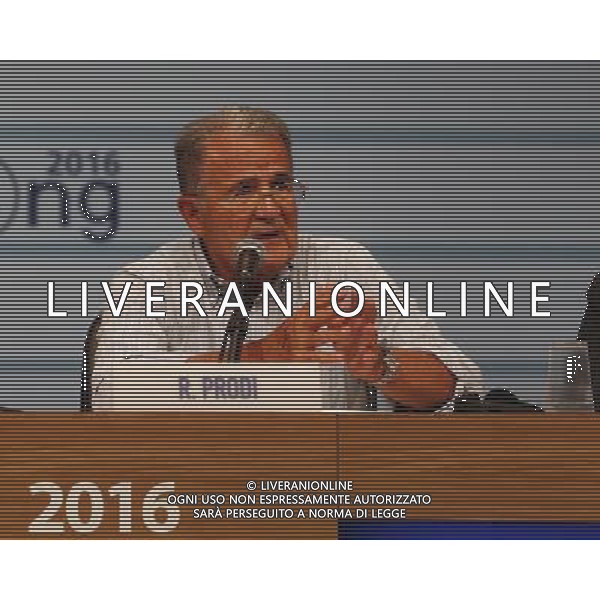 XXXVII edizione del Meeting per l\'amicizia fra i popoli 24/08/2016 nella foto: ROMANO PRODI foto di CLAUDIO ZAMAGNI/AGENZIA ALDO LIVERANI S.A.S