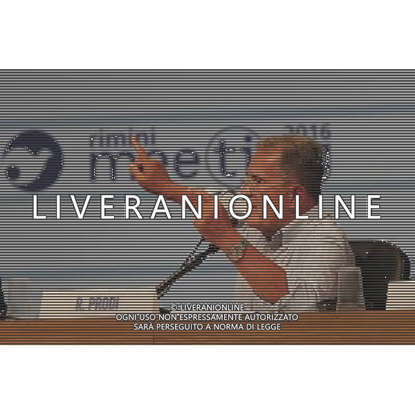 XXXVII edizione del Meeting per l\'amicizia fra i popoli 24/08/2016 nella foto: ROMANO PRODI foto di CLAUDIO ZAMAGNI/AGENZIA ALDO LIVERANI S.A.S