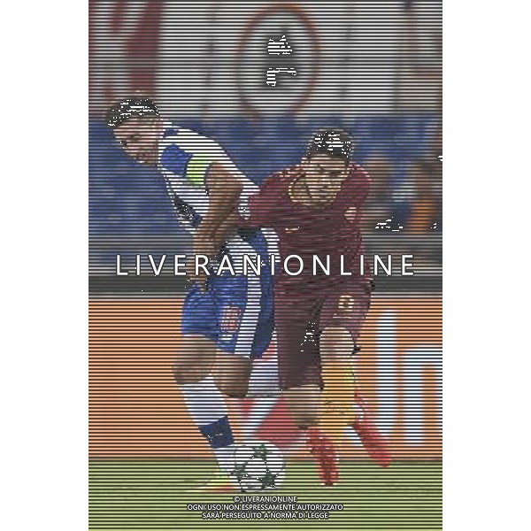 UEFA Champions League 2016-2017 spareggi ritorno - Roma 23.08.2016 - AS Roma vs Porto - nella foto: Diego Perotti e Andre\' Silva / Ph. Corradetti-Ag. Aldo Liverani