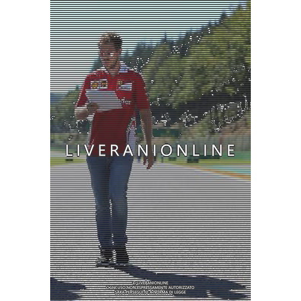 Sebastian Vettel (GER), Scuderia Ferrari 25.08.2016. Formula 1 World Championship, Rd 13, Belgian Grand Prix, Spa Francorchamps, Belgium, Preparation Day. s/ AGENZIA ALDO LIVERANI SAS - ITALY ONLY EDITORIAL USE ONLY