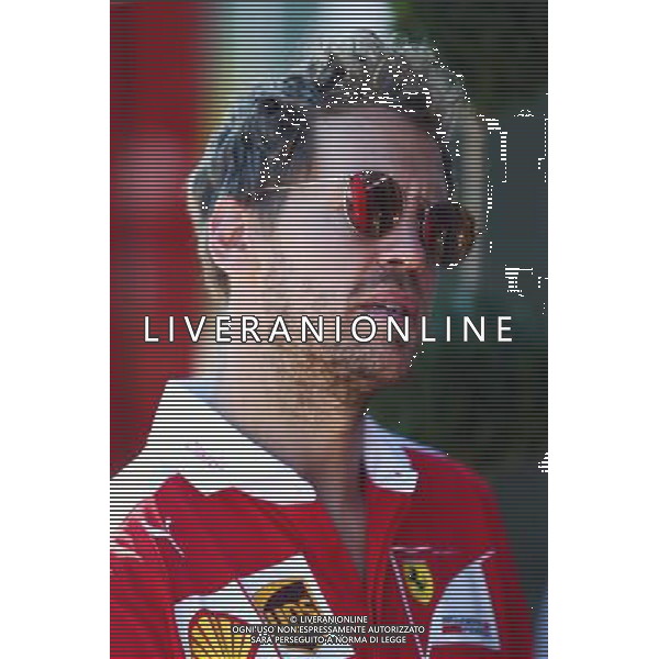 Sebastian Vettel (GER) Ferrari. 25.08.2016. Formula 1 World Championship, Rd 13, Belgian Grand Prix, Spa Francorchamps, Belgium, Preparation Day. / AGENZIA ALDO LIVERANI SAS - ITALY ONLY EDITORIAL USE ONLY