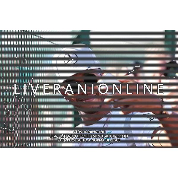 Lewis Hamilton (GBR) Mercedes AMG F1 with fans. 25.08.2016. Formula 1 World Championship, Rd 13, Belgian Grand Prix, Spa Francorchamps, Belgium, Preparation Day. / AGENZIA ALDO LIVERANI SAS - ITALY ONLY EDITORIAL USE ONLY