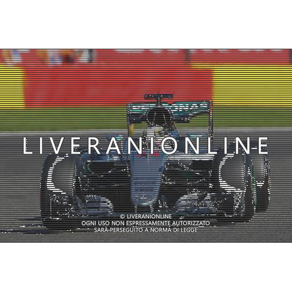 Lewis Hamilton (GBR) Mercedes AMG F1 W07 Hybrid. 26.08.2016. Formula 1 World Championship, Rd 13, Belgian Grand Prix, Spa Francorchamps, Belgium, Practice Day. / AGENZIA ALDO LIVERANI SAS - ITALY ONLY EDITORIAL USE ONLY