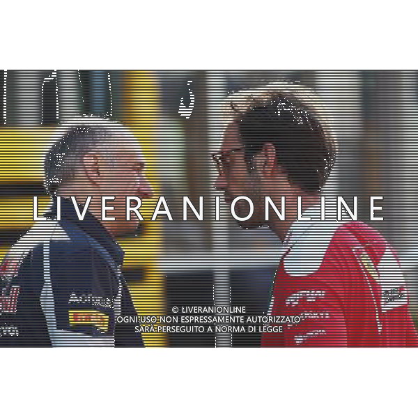 (L to R): Franz Tost (AUT) Scuderia Toro Rosso Team Principal with Jean-Eric Vergne (FRA) Ferrari Test and Development Driver. 27.08.2016. Formula 1 World Championship, Rd 13, Belgian Grand Prix, Spa Francorchamps, Belgium, Qualifying Day. / AGENZIA ALDO LIVERANI SAS - ITALY ONLY EDITORIAL USE ONLY