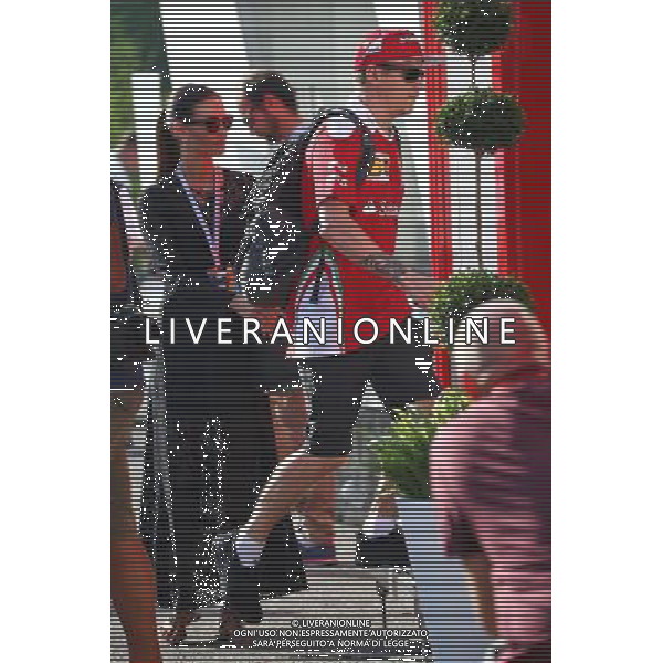 Kimi Raikkonen (FIN) Ferrari with his wife Minttu Raikkonen (FIN). 27.08.2016. Formula 1 World Championship, Rd 13, Belgian Grand Prix, Spa Francorchamps, Belgium, Qualifying Day. / AGENZIA ALDO LIVERANI SAS - ITALY ONLY EDITORIAL USE ONLY