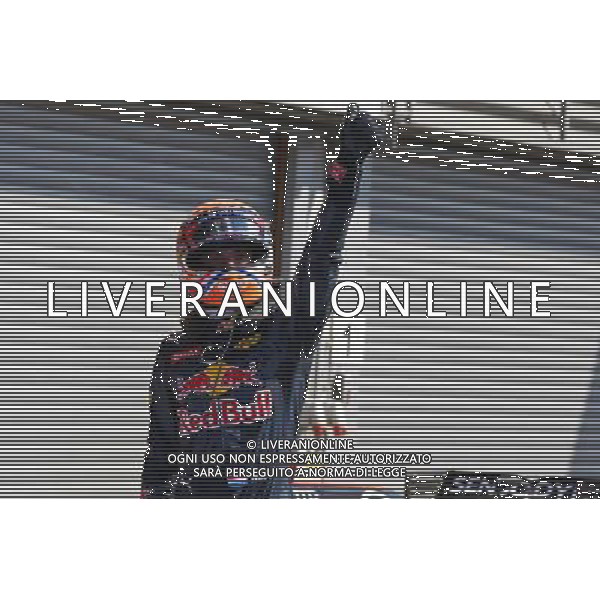 Max Verstappen (NLD) Red Bull Racing celebrates his second position in qualifying parc ferme. 27.08.2016. Formula 1 World Championship, Rd 13, Belgian Grand Prix, Spa Francorchamps, Belgium, Qualifying Day. / AGENZIA ALDO LIVERANI SAS - ITALY ONLY EDITORIAL USE ONLY