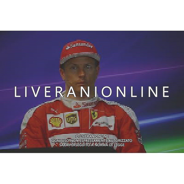 Kimi Raikkonen (FIN) Ferrari in the FIA Press Conference. 27.08.2016. Formula 1 World Championship, Rd 13, Belgian Grand Prix, Spa Francorchamps, Belgium, Qualifying Day. / AGENZIA ALDO LIVERANI SAS - ITALY ONLY EDITORIAL USE ONLY