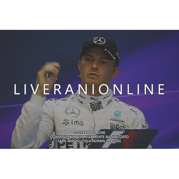 Nico Rosberg (GER) Mercedes AMG F1 in the FIA Press Conference. 27.08.2016. Formula 1 World Championship, Rd 13, Belgian Grand Prix, Spa Francorchamps, Belgium, Qualifying Day. / AGENZIA ALDO LIVERANI SAS - ITALY ONLY EDITORIAL USE ONLY