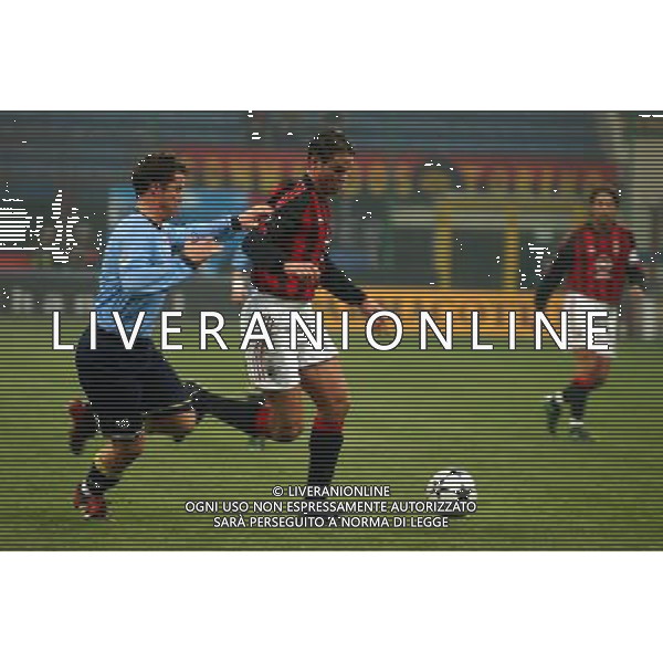 MILANO,14-01-03 DFP/FOTO MARCO DE PONTI COPPA ITALIA: MILAN-CHIEVO ANDERSSON-REDONDO AG ALDO LIVERANI SAS