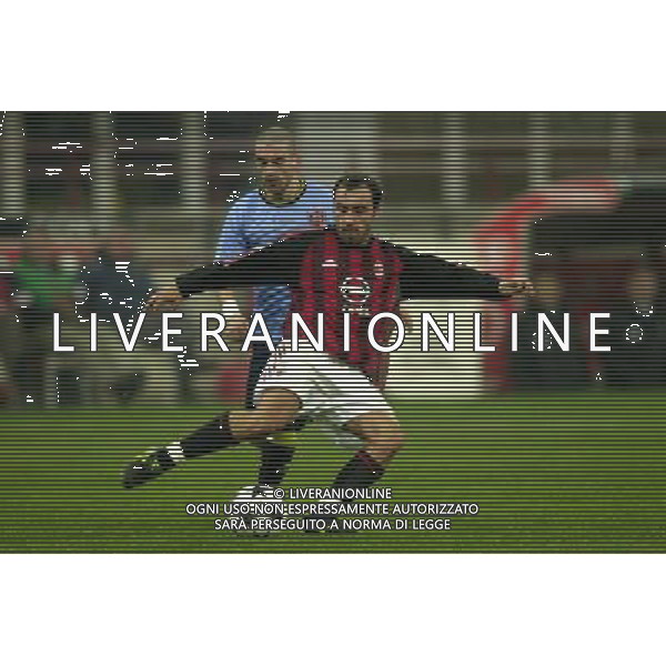MILANO,14-01-03 DFP/FOTO GIORGIO RAVEZZANI COPPA ITALIA: MILAN-CHIEVO LAZETIC-BROCCHI CHRISTIAN AG ALDO LIVERANI SAS