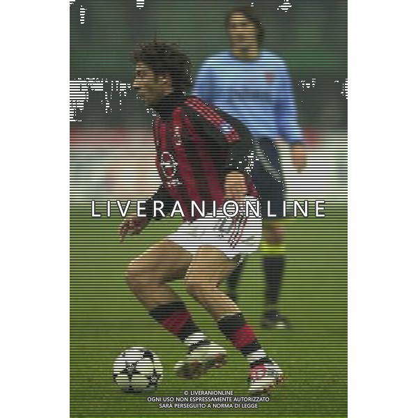 MILANO,14-01-03 DFP/FOTO GIORGIO RAVEZZANI COPPA ITALIA: MILAN-CHIEVO RUI COSTA MANUEL AG ALDO LIVERANI SAS