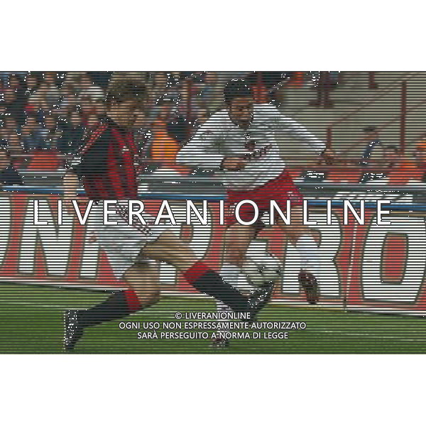MILANO, 15-04-03 DFP/MARCO DE PONTI COPPA ITALIA TIM / MILAN-PERUGIA: GROSSO - HELVEG AG ALDO LIVERANI SAS