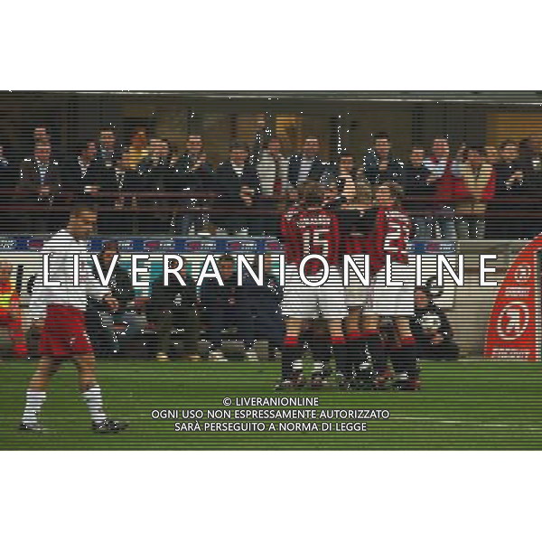 MILANO, 15-04-03 DFP/MARCO DE PONTI COPPA ITALIA TIM / MILAN-PERUGIA: ESULTANZA DOPO GOAL NESTA AG ALDO LIVERANI SAS