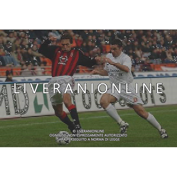 MILANO,18-12-02 DFP/FOTO GIORGIO RAVEZZANI COPPA ITALIA/MILAN-ANCONA: NELLA FOTO LEONARDO-OSCAR MAGONI