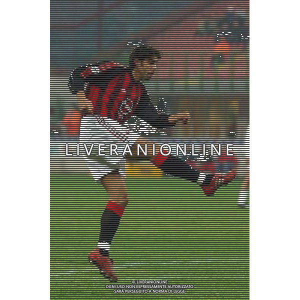 MILANO,18-12-02 DFP/FOTO GIORGIO RAVEZZANI COPPA ITALIA/MILAN-ANCONA: NELLA FOTO GOAL MANUEL RUI COSTA