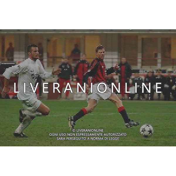 MILANO,18-12-02 DFP/FOTO GIORGIO RAVEZZANI COPPA ITALIA/MILAN-ANCONA: NELLA FOTO 2 GOAL TOMASSON