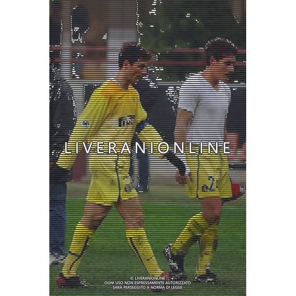 MILANO,19-12-02 DFP/FOTO MARCO DE PONTI COPPA ITALIA/INTER-BARI: NELLA FOTO JAVIER ZANETTI E GAMARRA AG ALDO LIVERANI SAS