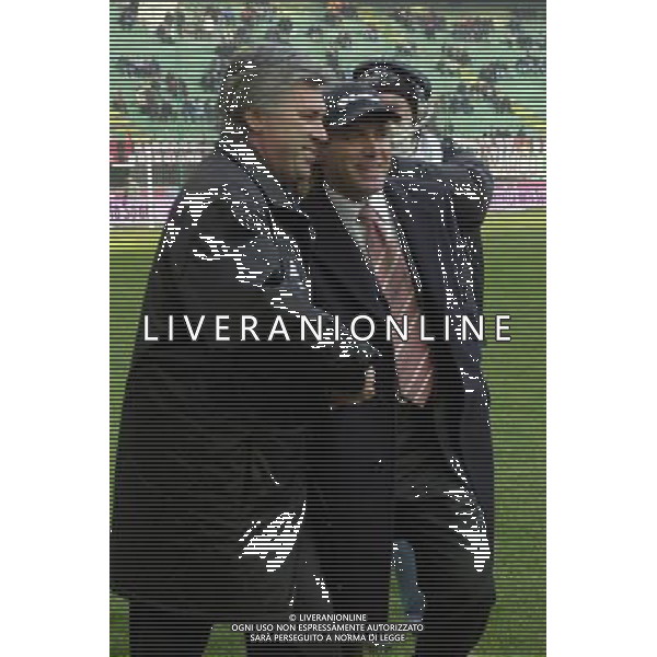 MILANO,18-12-02 DFP/FOTO GIORGIO RAVEZZANI COPPA ITALIA/MILAN-ANCONA: NELLA FOTO CARLO ANCELOTTI E ANDREA AGOSTINELLI AG ALDO LIVERANI SAS