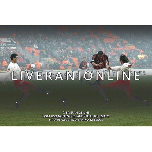 MILANO, 19-01-03 DFP/GIORGIO RAVEZZANI MILAN-PIACENZA: NELLA FOTO RIVALDO-BOSELLI-MANGONE AG ALDO LIVERANI SAS