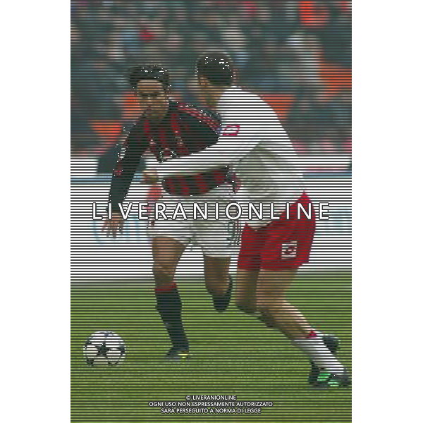 MILANO,18-12-02 DFP/FOTO GIORGIO RAVEZZANI COPPA ITALIA/MILAN-ANCONA: NELLA FOTO FILIPPO INZAGHI E VITTORIO TOSTO AG ALDO LIVERANI SAS