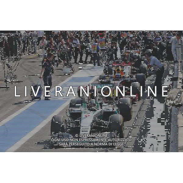 Nico Rosberg (GER) Mercedes AMG F1 W07 Hybrid in the pits as the race is stopped. 28.08.2016. Formula 1 World Championship, Rd 13, Belgian Grand Prix, Spa Francorchamps, Belgium, Race Day. / AGENZIA ALDO LIVERANI SAS - ITALY ONLY EDITORIAL USE ONLY
