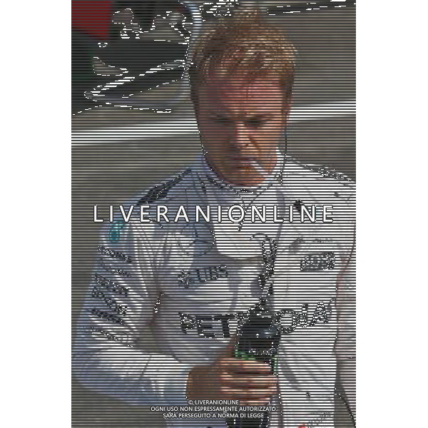 Nico Rosberg (GER) Mercedes AMG F1 in the pits as the race is stopped. 28.08.2016. Formula 1 World Championship, Rd 13, Belgian Grand Prix, Spa Francorchamps, Belgium, Race Day. / AGENZIA ALDO LIVERANI SAS - ITALY ONLY EDITORIAL USE ONLY