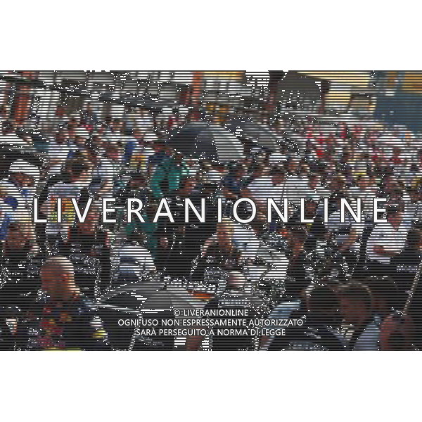 The pits as the race is stopped. 28.08.2016. Formula 1 World Championship, Rd 13, Belgian Grand Prix, Spa Francorchamps, Belgium, Race Day. / AGENZIA ALDO LIVERANI SAS - ITALY ONLY EDITORIAL USE ONLY