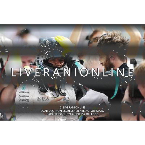 Race winner Nico Rosberg (GER) Mercedes AMG F1 celebrates in parc ferme. 28.08.2016. Formula 1 World Championship, Rd 13, Belgian Grand Prix, Spa Francorchamps, Belgium, Race Day. / AGENZIA ALDO LIVERANI SAS - ITALY ONLY EDITORIAL USE ONLY