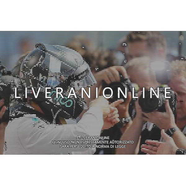Race winner Nico Rosberg (GER) Mercedes AMG F1 celebrates in parc ferme. 28.08.2016. Formula 1 World Championship, Rd 13, Belgian Grand Prix, Spa Francorchamps, Belgium, Race Day. / AGENZIA ALDO LIVERANI SAS - ITALY ONLY EDITORIAL USE ONLY