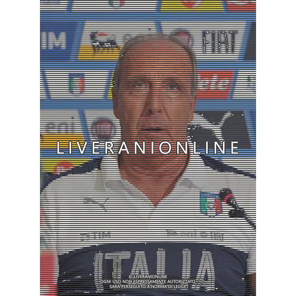 Foto Aldo Liverani 29/08/2016 Firenze ( Italia) Nazionale Italiana calcio Raduno della Nazionale italiana di calcio, Centro Tecnico Federale di Coverciano Nella foto: L\'allenatore Giampiero Ventura 