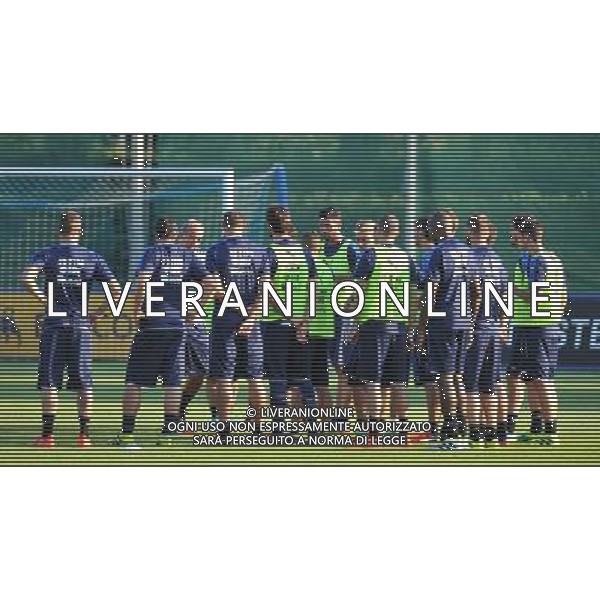 Foto Aldo Liverani 29/08/2016 Firenze ( Italia) Nazionale Italiana calcio Raduno della Nazionale italiana di calcio, Centro Tecnico Federale di Coverciano Nella foto: L\'allenatore Giampiero Ventura e i giocatori della Nazionale 