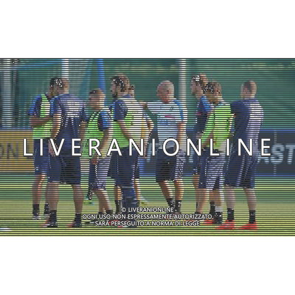 Foto Aldo Liverani 29/08/2016 Firenze ( Italia) Nazionale Italiana calcio Raduno della Nazionale italiana di calcio, Centro Tecnico Federale di Coverciano Nella foto: L\'allenatore Giampiero Ventura e i giocatori della Nazionale 
