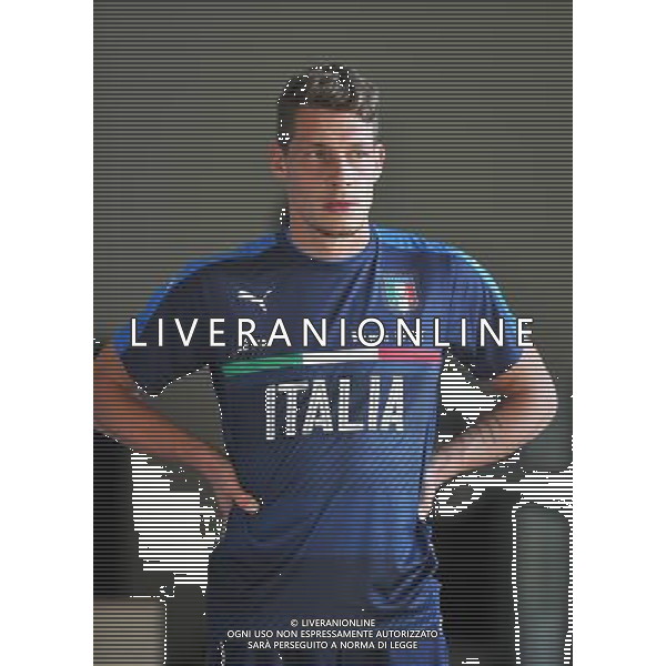 Foto Aldo Liverani 29/08/2016 Firenze ( Italia) Nazionale Italiana calcio Raduno della Nazionale italiana di calcio, Centro Tecnico Federale di Coverciano Nella foto: Belotti andrea 