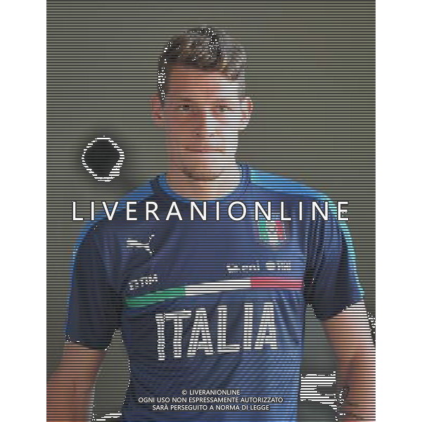 Foto Aldo Liverani 29/08/2016 Firenze ( Italia) Nazionale Italiana calcio Raduno della Nazionale italiana di calcio, Centro Tecnico Federale di Coverciano Nella foto: Andrea belotti 