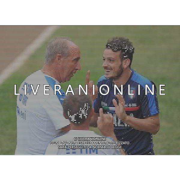 Foto Aldo Liverani 30/08/2016 Firenze ( Italia) Nazionale Italiana calcio Raduno della Nazionale italiana di calcio, Centro Tecnico Federale di Coverciano Nella foto: l\'allenatore GiamPiero Ventura e Alessandro Florenzi 