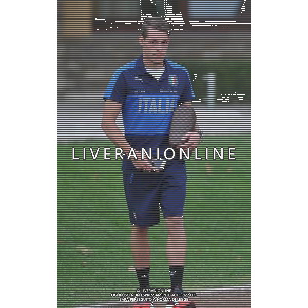 Foto Aldo Liverani 30/08/2016 Firenze ( Italia) Nazionale Italiana calcio Raduno della Nazionale italiana di calcio, Centro Tecnico Federale di Coverciano Nella foto: Andrea Belotti 