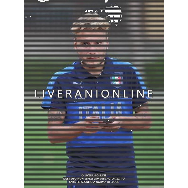 Foto Aldo Liverani 30/08/2016 Firenze ( Italia) Nazionale Italiana calcio Raduno della Nazionale italiana di calcio, Centro Tecnico Federale di Coverciano Nella foto: Ciro Immobile 
