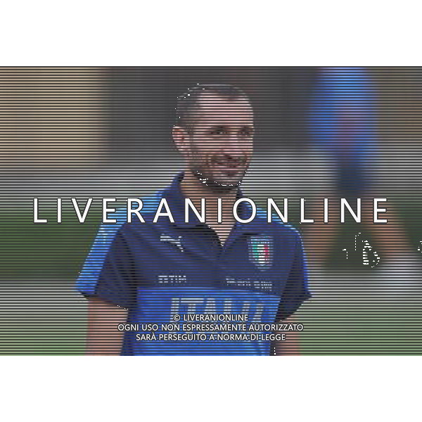 Foto Aldo Liverani 30/08/2016 Firenze ( Italia) Nazionale Italiana calcio Raduno della Nazionale italiana di calcio, Centro Tecnico Federale di Coverciano Nella foto: Giorgio Chiellini 