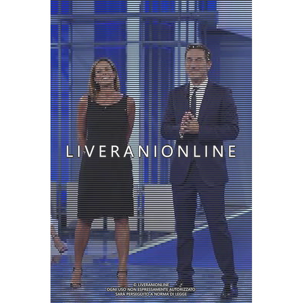 Trasmissione TV \' La Vita in Diretta \' Roma - 30.08.2016 - Studi Rai Teulada - nella foto: Cristina Parodi e Marco Liorni /Ph.Corradetti-Ag. Aldo Liverani / AGENZIA ALDO LIVERANI SAS