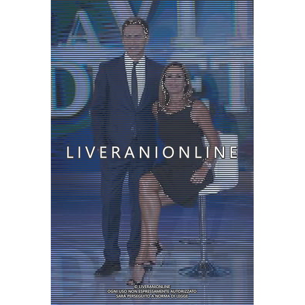Trasmissione TV \' La Vita in Diretta \' Roma - 30.08.2016 - Studi Rai Teulada - nella foto: Cristina Parodi e Marco Liorni /Ph.Corradetti-Ag. Aldo Liverani / AGENZIA ALDO LIVERANI SAS
