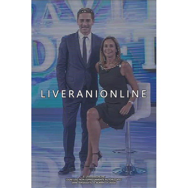 Trasmissione TV \' La Vita in Diretta \' Roma - 30.08.2016 - Studi Rai Teulada - nella foto: Cristina Parodi e Marco Liorni /Ph.Corradetti-Ag. Aldo Liverani / AGENZIA ALDO LIVERANI SAS