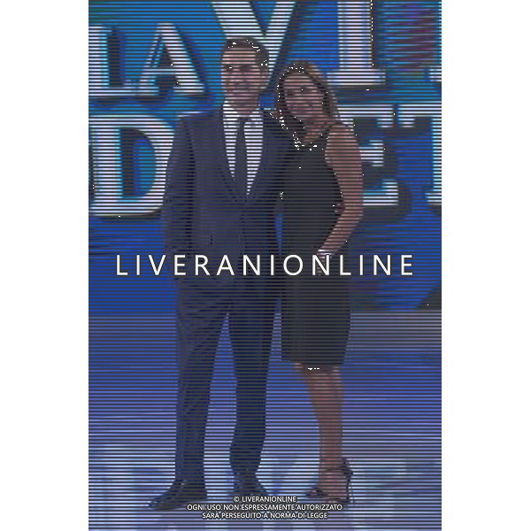Trasmissione TV \' La Vita in Diretta \' Roma - 30.08.2016 - Studi Rai Teulada - nella foto: Cristina Parodi e Marco Liorni /Ph.Corradetti-Ag. Aldo Liverani / AGENZIA ALDO LIVERANI SAS
