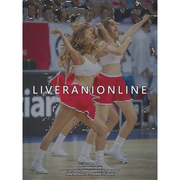 2016.08.31 Wloclawek, Koszykowka, Kwalifikacje do mistrzostw Europy - EuroBasket 2017, mecz Polska - Portugalia N/z Cheerleaders Anwilu Wloclawek - Anwil Dance Team Foto Piotr Kieplin / PressFocus 2016.08.31 Wloclawek, EuroBasket 2017 qualification match Poland - Portugal N/z Cheerleaders Anwilu Wloclawek - Anwil Dance Team Credit: Piotr Kieplin / PressFocus / NEWSPIX.PL --- Newspix.pl/ AGENZIA ALDO LIVERANI SAS - ITALY ONLY EDITORIAL USE ONLY