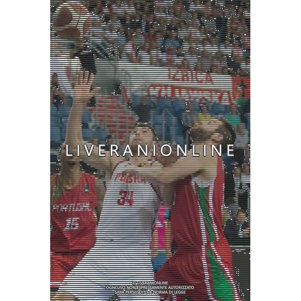 HALA MISTRZOW, WLOCLAWEK 31.08.2016 EUROBASKET 2017, KWALIFIKACJE POLSKA - PORTUGALIA POLAND - PORTUGAL NZ ADAM HRYCANIUK (34) Pawel Pietranik/NEWSPIX.pl --- Newspix.pl/ AGENZIA ALDO LIVERANI SAS - ITALY ONLY EDITORIAL USE ONLY